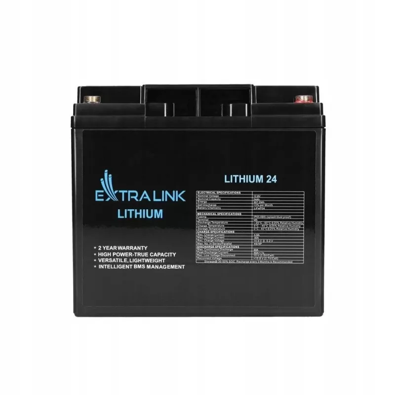 Extralink Akku LiFePO4 24000 mAh 12,8 V