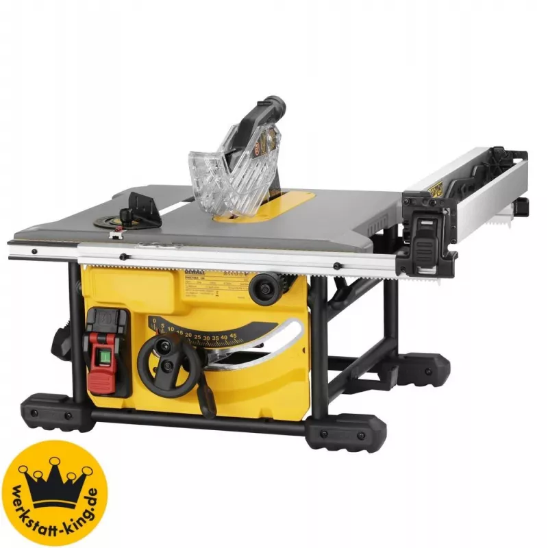 DeWALT DWE7485 210mm Kabelgebundene Tischkreissäge, 230V, Typ C - Euro-Stecker