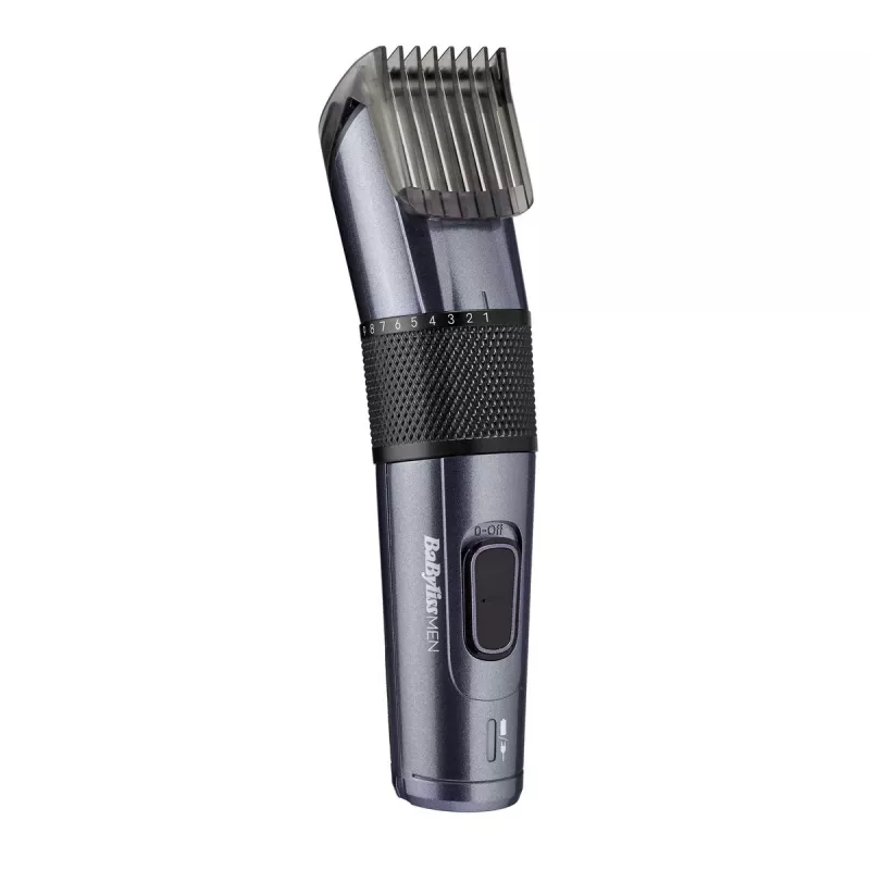 Haarschneider BABYLISS E976E — kabellos wiederaufladbar, 26 Längeneinstellungen, 0,5 mm–25 mm, 40 mm Klinge, Titan-/Edelstahlklingen, 60 min Laufzeit
