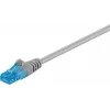 Wentronic Goobay - Patchkabel - RJ-45 (M) zu RJ-45 (M) - 5 m - UTP - CAT 6a - halogenfrei, zugentlastet, Litze - Grau (55423)