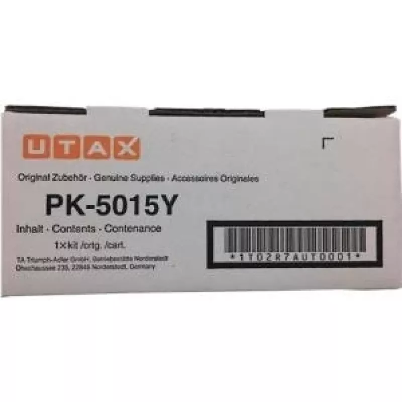 Utax 1T02R7AUT0/PK-5015Y Toner-Kit Gelb, 3K Seiten ISO/IEC 19752...