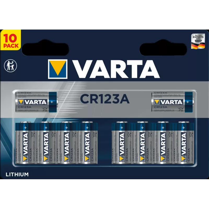 Batterie Varta 06205 CR123A Lithium 3 V 34,5 mm 16 g