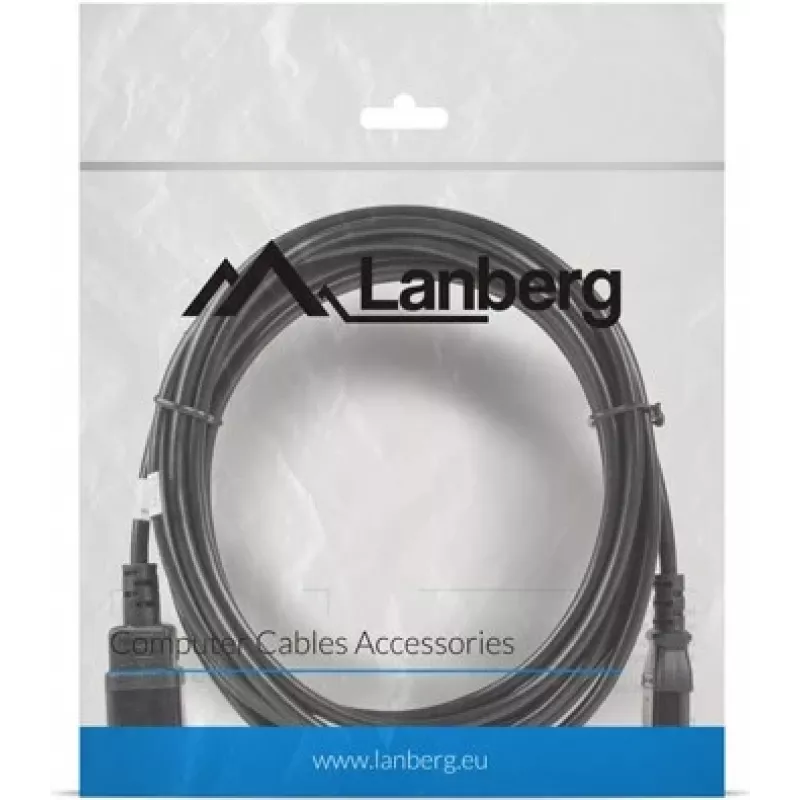 Lanberg C13-C14 VDE, 5m Kabel Stromverteiler (ca-c13e-11cc-0050-bk)