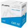 LANBERG Netzwerkkabel U/UTP Cat5e LCU5-10CC-0305-S, 305 m, CCA-Leiter, 24 AWG, grau