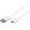 Wentronic 59130 2m USB A USB C Stecker Stecker Weiß USB-Kabel (59130)