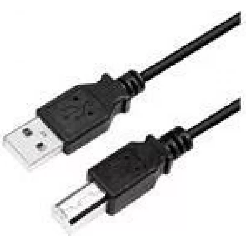 USB-Kabel LogiLink CU0007B USB 2.0 2 m USB A USB B Schwarz