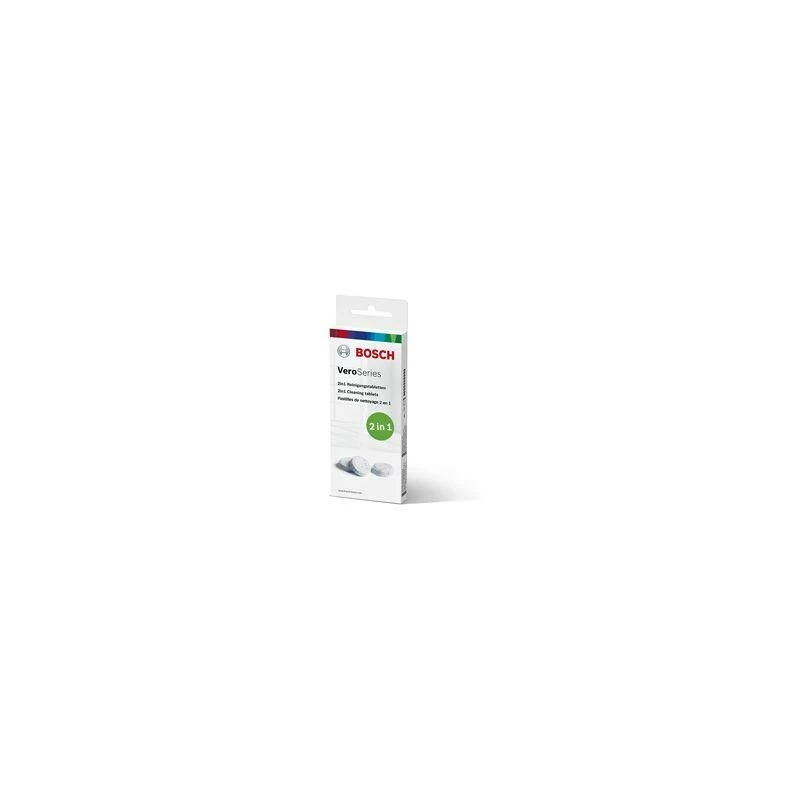 Reinigungstabletten Bosch TCZ8001A — weiß, 10er-Pack, Reinigungstabletten für Haushaltsgeräte