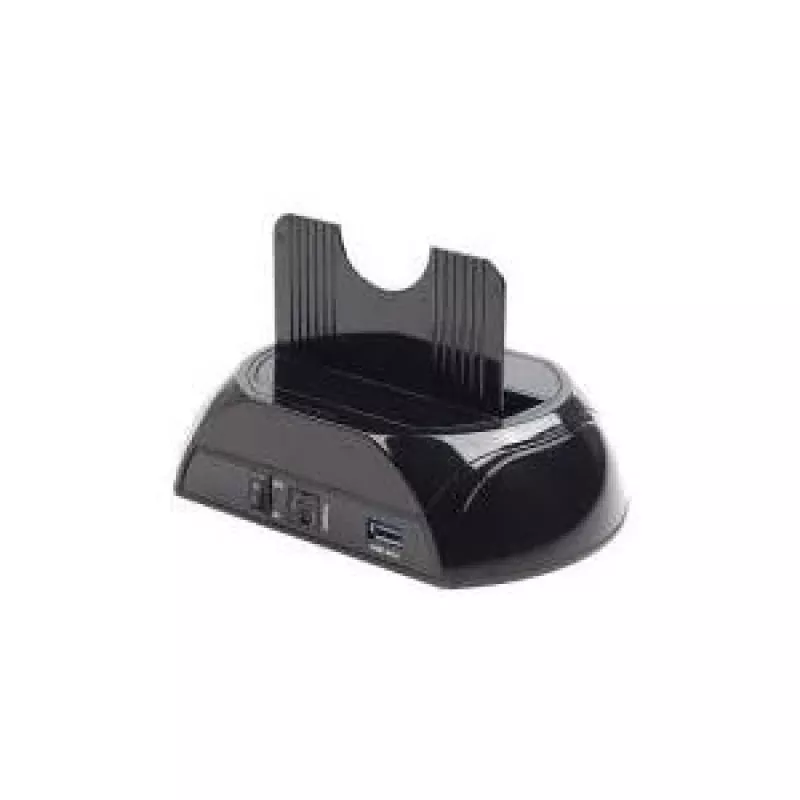 Gembird HD32-U3S-2 Speicher-Dockingstation Schwarz
