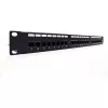 DIGITUS Professional DN-91624U - Patch Panel - RJ-45 X 24 - Schwarz, RAL 9005 - 1U (19 inch)