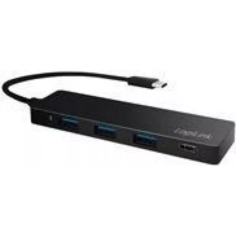 LogiLink UA0311 USB-C 3.2 Gen 2 Multiport-Hub 4 Ports Schwarz