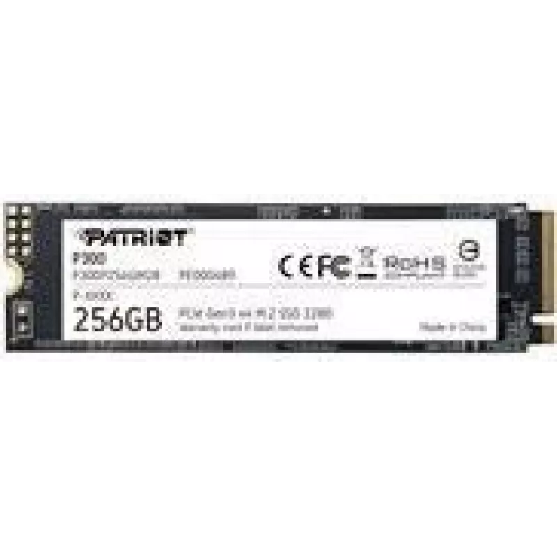 M.2 NVMe SSD PATRIOT P300 256GB — M.2 2280, Lesen 1700 MB/s, Schreiben 1100 MB/s