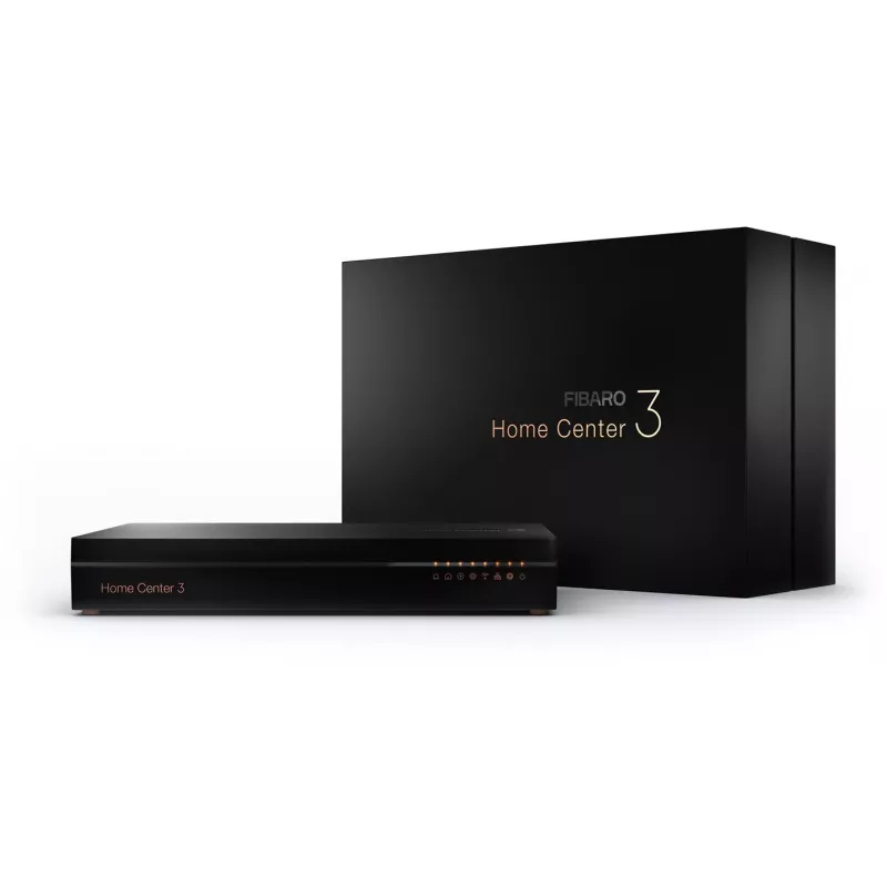 Fibaro Home Center 3 Wired & Wireless Schwarz