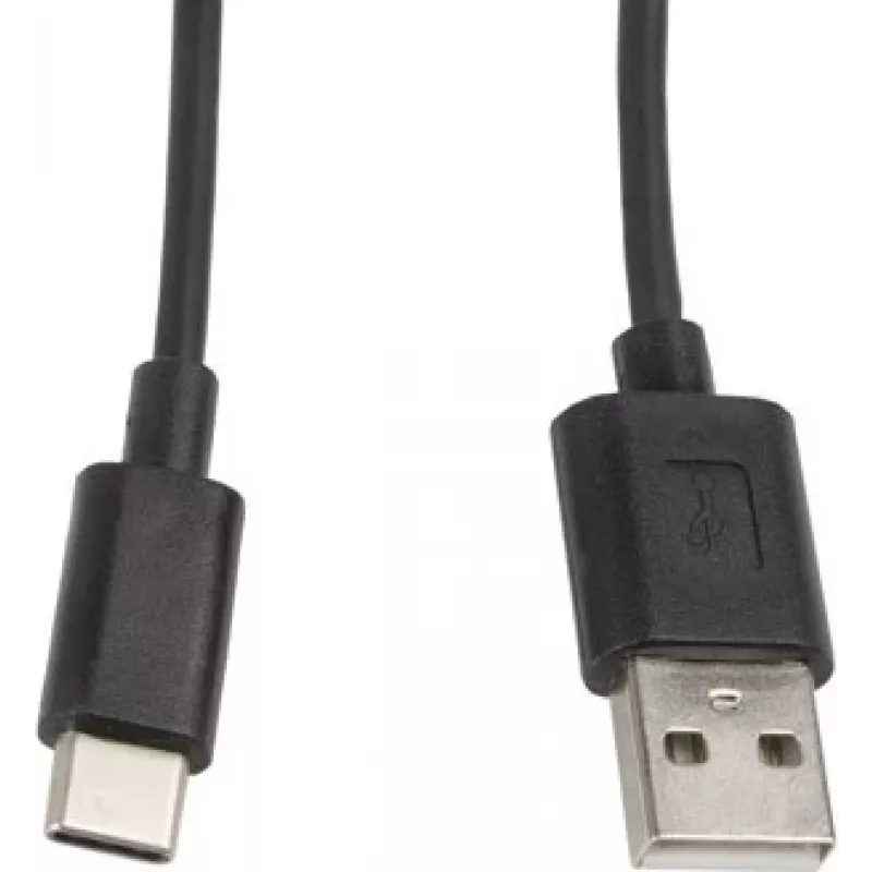 Kabel Lanberg CA-USBO-10CC-0010-BK (USB 2.0 Stecker - USB 2.0, USB, Typ C Stecker, 1m, Schwarz) (CA-USBO-10CC-0010-BK)
