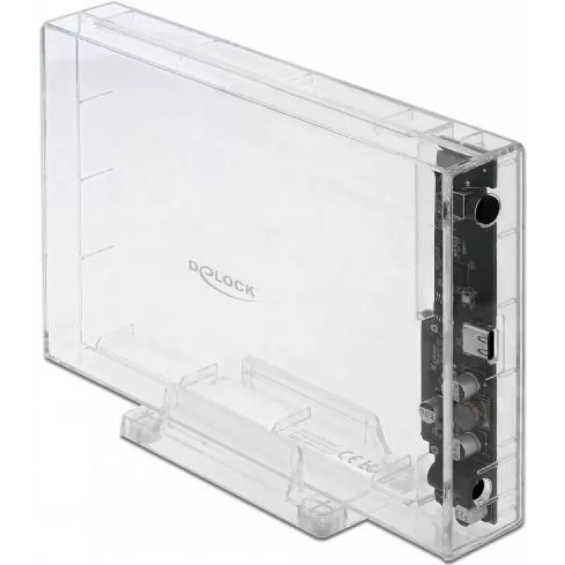 HDD/SSD-Gehäuse DeLOCK 42623 transparent 2.5/3.5 Zoll
