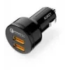 CC-T8 ultraschneller Autoladegerät 2xUSB 3.0 6A 36W + Micro-USB-Kabel 1m