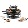 Unold 48726 Raclette-Grill für 8 Personen 1300 W Schwarz, Edelstahl