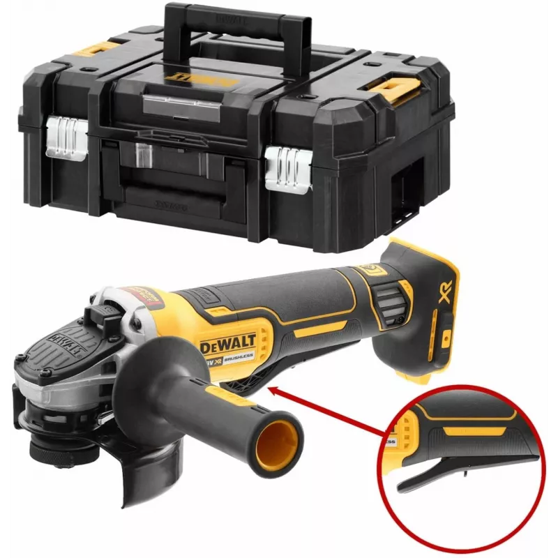 Winkelschleifer DeWALT DCG406N-XJ, bürstenlos, 125 mm Scheibe, 9000 U/min, 1,75 kg, M14 Spindel