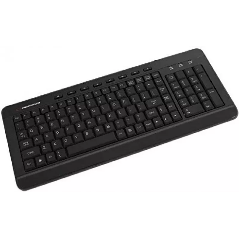 Esperanza EK122K Liberty Wireless-Tastatur- und -Maus-Set, schwarz