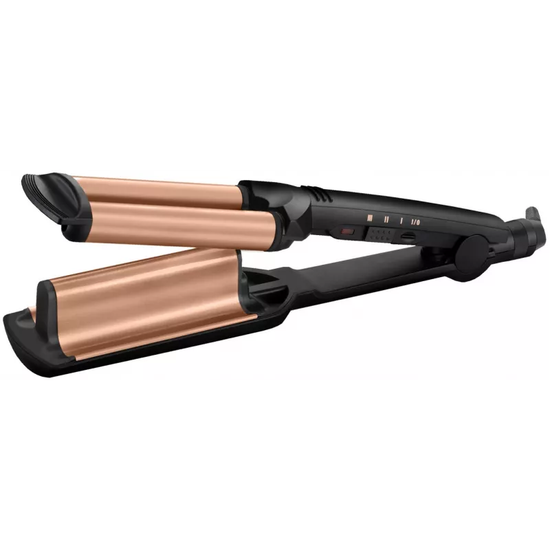 BaByliss Deep Waves Lockenstab Warm Black, Orange 98,4 (2,5 m)