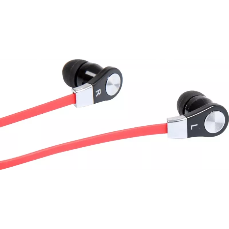 MAGICSOUND DS-2 - STEREO-KOPFHÖRER MIT MIKROFON, SCHWARZ-ROT