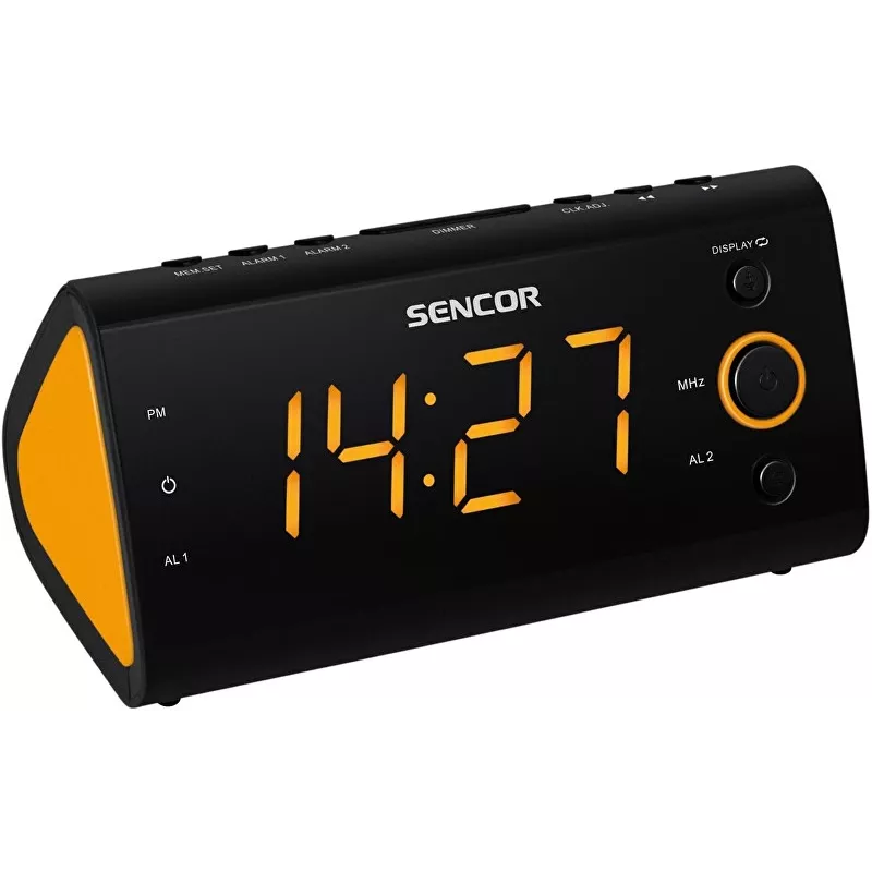 Uhrenradio SENCOR SRC 170 — PLL-FM-Uhrenradio, 1,2-Zoll-LED, Doppelalarm, Innentemperatur, Batterie-Backup
