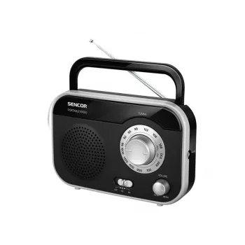 SENCOR Radio SRD 210 BS, Schwarz/Silber