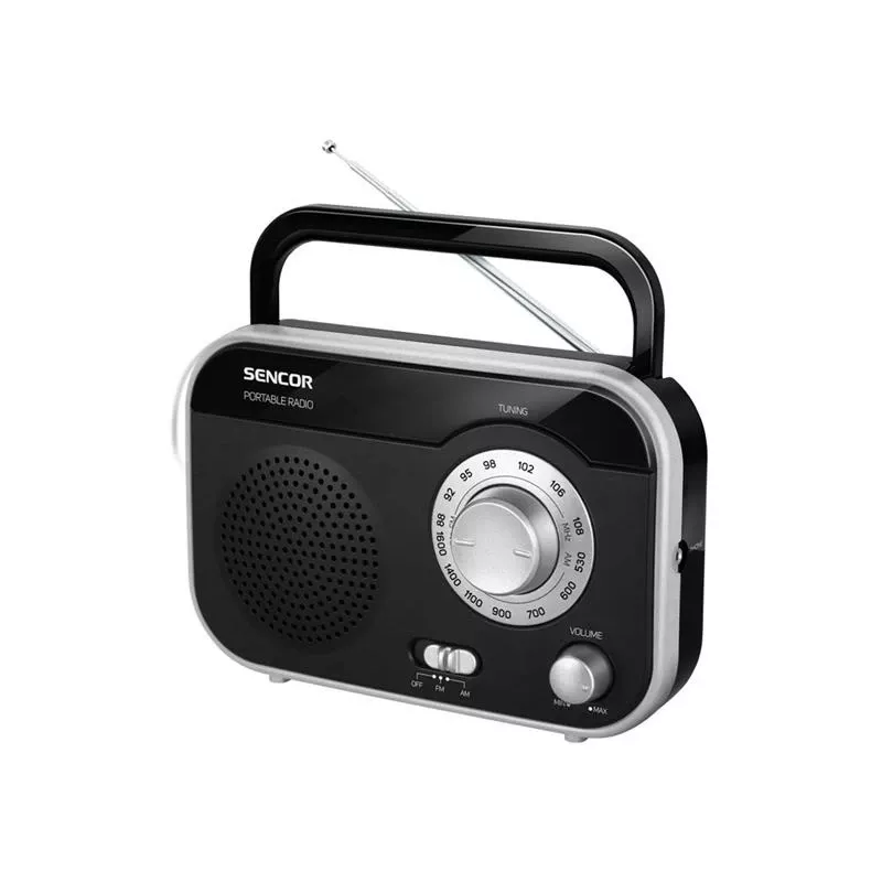 SENCOR Radio SRD 210 BS, Schwarz/Silber