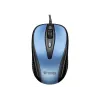 USB-Kabelmaus, 4 Tasten, optisch, symmetrisch, Blau
