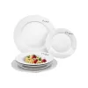 Tischgeschirr-Set Lamart LT9001 6 Stück Porzellan Weiß 3 Personen