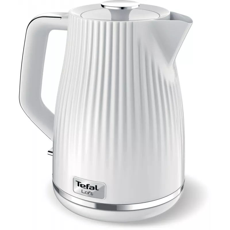 Elektrischer Wasserkocher Tefal KO250130 — 1,7 L Fassungsvermögen, 2400 W, weiß
