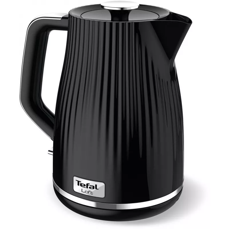 Tefal KO2508 Wasserkocher 1,7 l, 2400 W, schwarz, verdecktes Heizelement