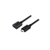 UNITEK Y-C476BK USB-Kabel USB 3.2 Gen 1 (3.1 Gen 1) 0,2 m USB C USB A Schwarz