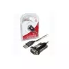 UNITEK Y-105 serielles Kabel Schwarz 1,5 m USB Typ-A DB-9