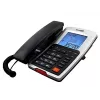 Maxcom Schnurtelefon für den Schreibtisch, Schwarz