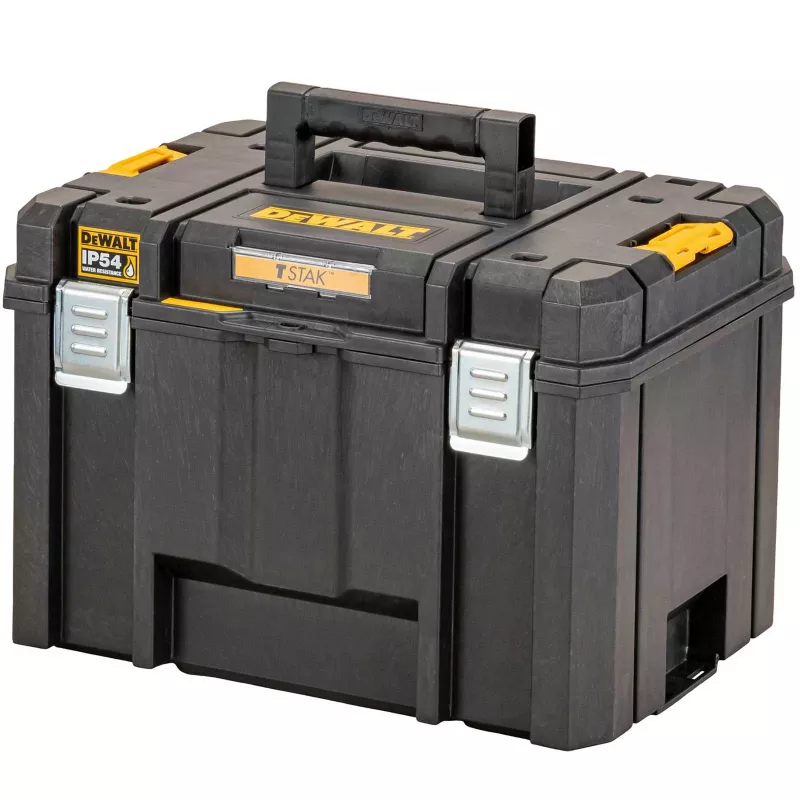 Werkzeugkoffer DeWalt DWST83346-1, Aluminium, wasserdicht, 23 L, 332×301×440 mm, schwarz