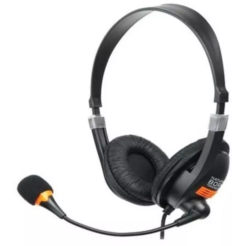 NATEC Drone Headset Kabelgebundenes Kopfband Telefonate/Musik Schwarz, Orange