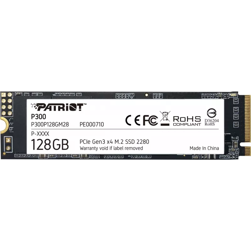 Patriot Memory P300P128GM28 Internes Solid-State-Laufwerk M.2 128 GB PCI Express NVMe