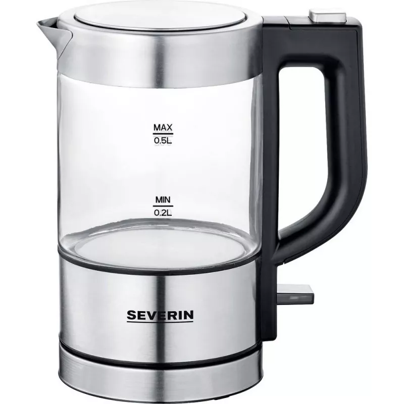 Severin WK 3472 Wasserkocher 0,5 L Silber 1100 W (WK3472)