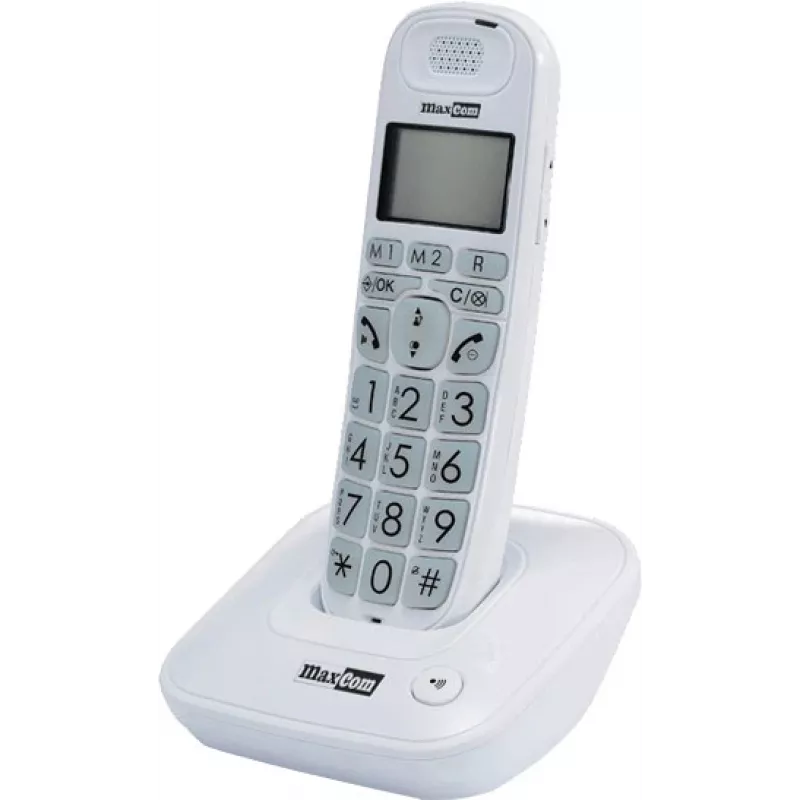 Maxcom MC6800 Weißes Festnetz-DECT-Telefon