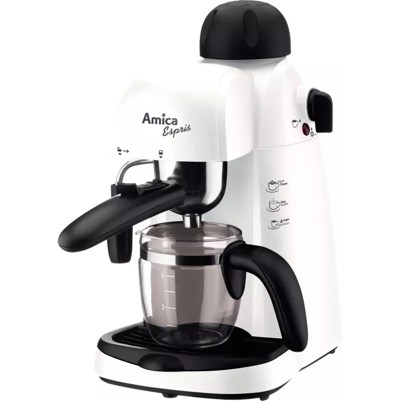 Espressomaschine weiß-schwarz CD1011