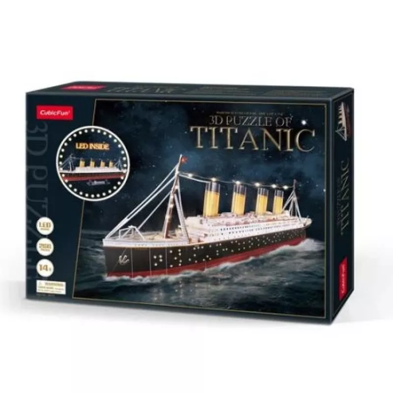 3D Puzzle CubicFun Titanic LED