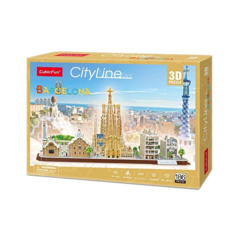 3D Puzzle - Barcelona - Schwierigkeitsgrad: 4/8