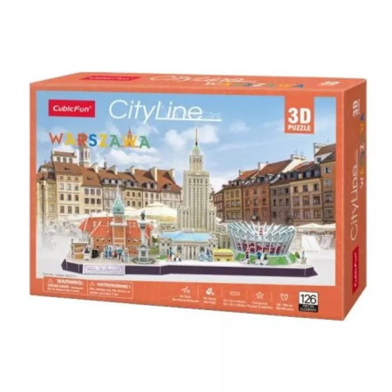 3D Puzzle - Cityline Warschau