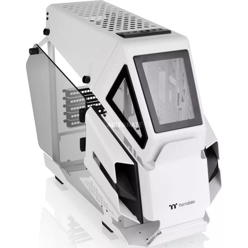 PC-Gehäuse Thermaltake AH T200 Snow Micro Tower Weiß