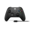 Microsoft Xbox Wireless Controller + USB-C-Kabel Schwarz Gamepad Analog / Digital PC, Xbox One, Xbox One S, Xbox One X, Xbox Series S, Xbox Series X