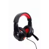Kabelgebundenes Gaming-Headset GEMBIRD GHS-U-5.1-01 — Over-Ear, 5.1-Unterstützung, 20–20.000 Hz, 2 m Kabel, Rot/Schwarz