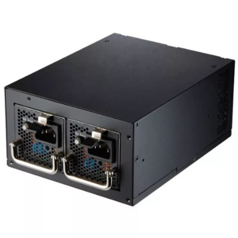 FSP Twins PRO 700W Netzteil PS2 ATX Redundant ATX Schwarz, 700 W, 100 - 240 V, 50 - 60 Hz, 10-5 A, Aktiv, 130 W