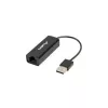 Netzwerkkarte LANBERG NC-0100-01 USB 10 Gbit/s, hot-swap-fähig, Kabel 0,15 m, schwarz
