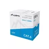 LANBERG Netzwerkkabel LCU6-10CC-0305-S U/UTP Cat6 305 m, 23 AWG, CCA, grau