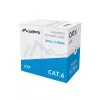 LANBERG Netzwerkkabel Cat6 U/UTP LCU6-11CU-0305-S, 305 m, 23 AWG, grau, HDPE-Mantel